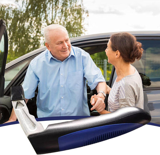 Safety Hammer - Portable Car Walking Stick - Car Seat Safety Hammer - Provides elderly with car grab handles and travel assistance, lightweight and ergonomic aid for getting in and out of vehicles..