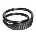 Bicycle Lock with Number Code - Portable Chain Lock for Mountain Bike / Electric Bike - 4-Digit Combination Lock, Weatherproof & Anti-Theft.