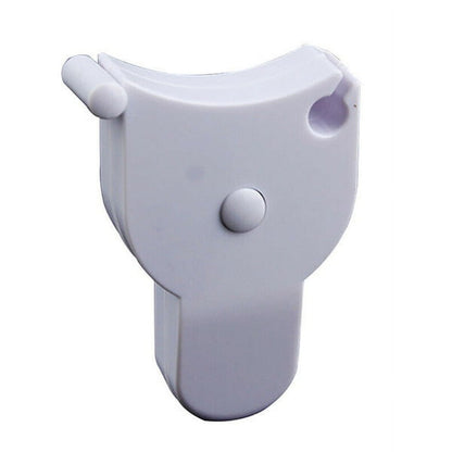 Body Measuring Tape, 60 Inch Retractable Measuring Tape for Body: Waist, Hip, Bust, Arms, and More (White) White