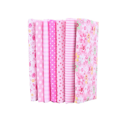 Tdoenbutw clearance Cotton Crafts Fabric Bundle Patchwork Squares Quilting Sewing Patchwork DIY 7PCS 7PC DIY Fabric fall fabric squares clearance sale Multicolor