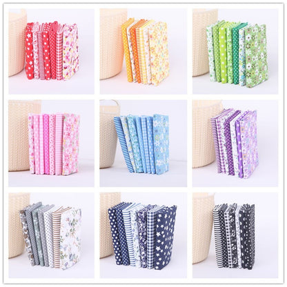 Tdoenbutw clearance Cotton Crafts Fabric Bundle Patchwork Squares Quilting Sewing Patchwork DIY 7PCS 7PC DIY Fabric fall fabric squares clearance sale Multicolor
