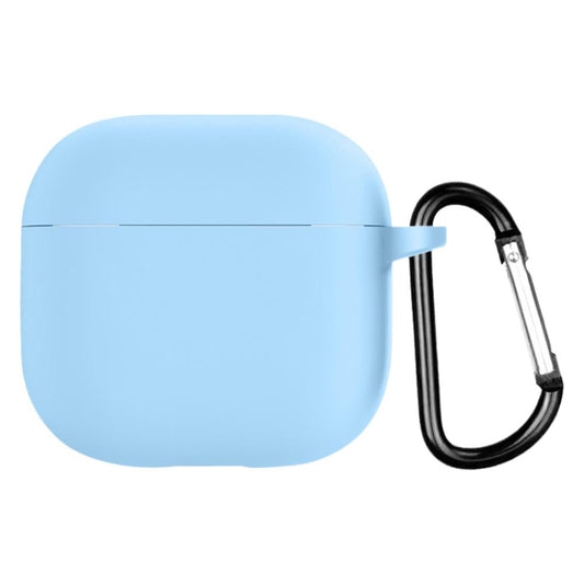 Gracefulvara Pink for Apple Airpods 4 2024 model earphone cover silicone cover anti-fall and dustproof charging case case Blue