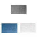 2PCS White Cotton Classic Rug Bath Mats Absorbent Cotton Hotel Spa Shower Bathtub Mats [Not A Bathroom Rug] Machine Washable Shower Bathroom Floor Towel White 1PCS & A 1PCS & C 1PCS