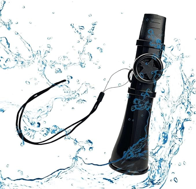 Professional Kazoo for Adults Kids, Upgrade Plastic Kazoos with Adjustable Tone Multi Colors Kazoo Musical Instruments for Guitar, Ukulele, Piano & Violin, Easy to Learn (Blue) Black#004