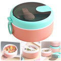 Ramen BBlueowl, Soup Bowls, Microwave Ramen Bowl with Lid, Lunch Box with Lid, Durable and Heat Resistant Bowl for Noodles, Rice, and Soups, Perfect for Home, Office, or School Meals， Z71_B