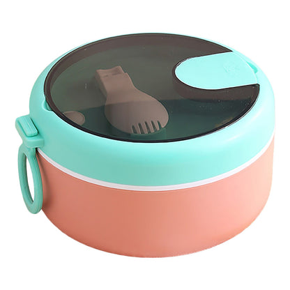 Ramen BBlueowl, Soup Bowls, Microwave Ramen Bowl with Lid, Lunch Box with Lid, Durable and Heat Resistant Bowl for Noodles, Rice, and Soups, Perfect for Home, Office, or School Meals， Z71_B