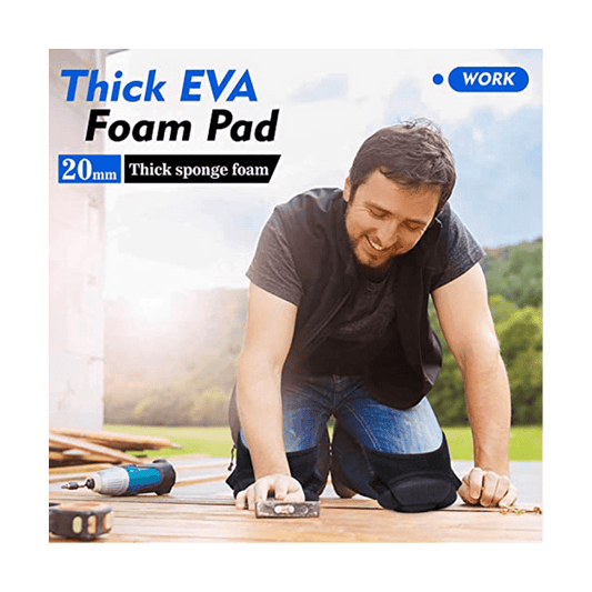 Men/Women Knee Pads for Gardening, Cleaning, Construction Work, Flooring, Volleyball, Anti-Slip Collision 1 Pair Black