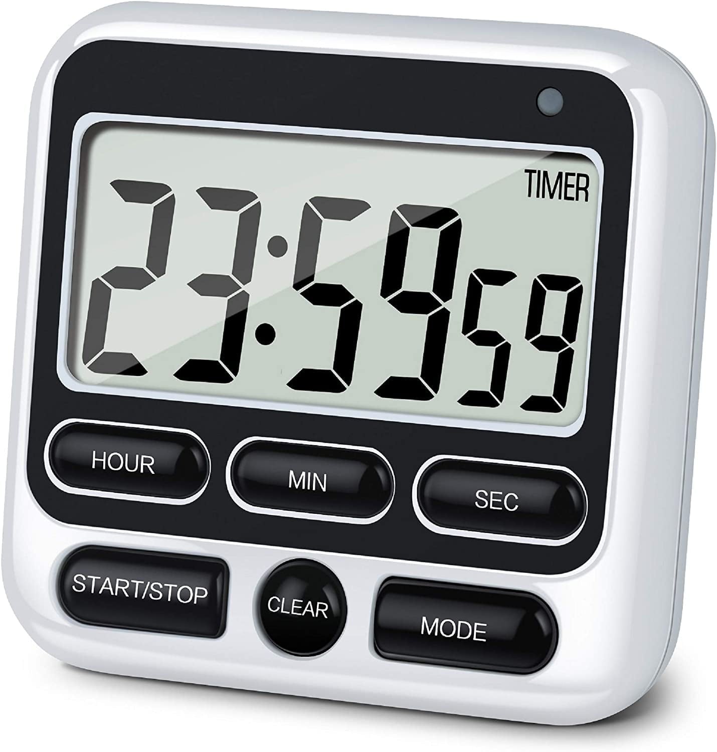 Digital Kitchen Timers for Cooking, Large Digits, Loud Alarm, Baking Kitchen Timers Black