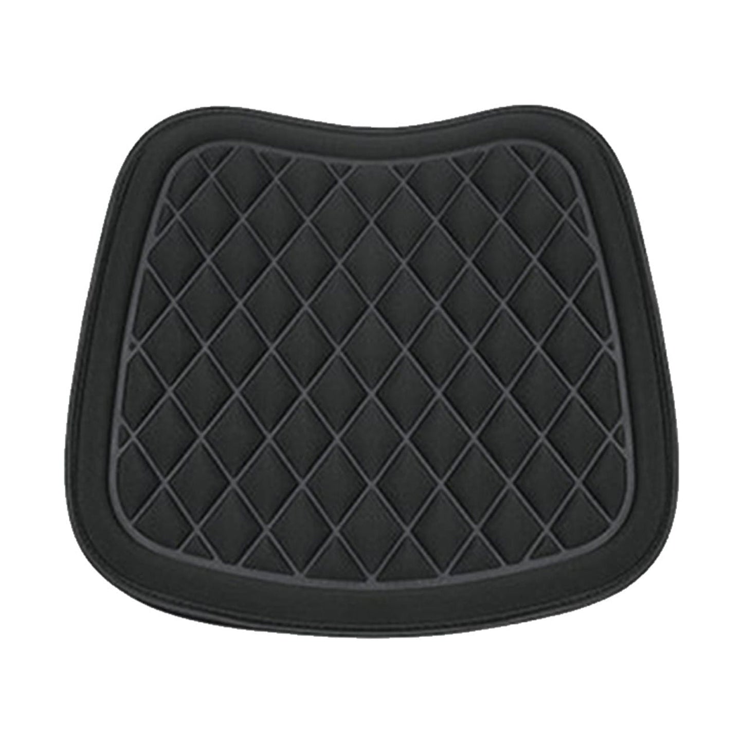 Car Seat Cushion, Driver Seat Cushion with Comfort Memory Foam & Non-Slip Rubber Bottom, Car Seat Pad Works with 95% of Vehicles and Office Chair or Home 17.3" x 18.9" Black