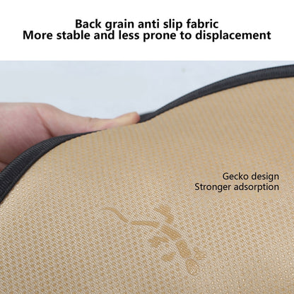 Car Seat Cushion, Driver Seat Cushion with Comfort Memory Foam & Non-Slip Rubber Bottom, Car Seat Pad Works with 95% of Vehicles and Office Chair or Home 17.3" x 18.9" Black