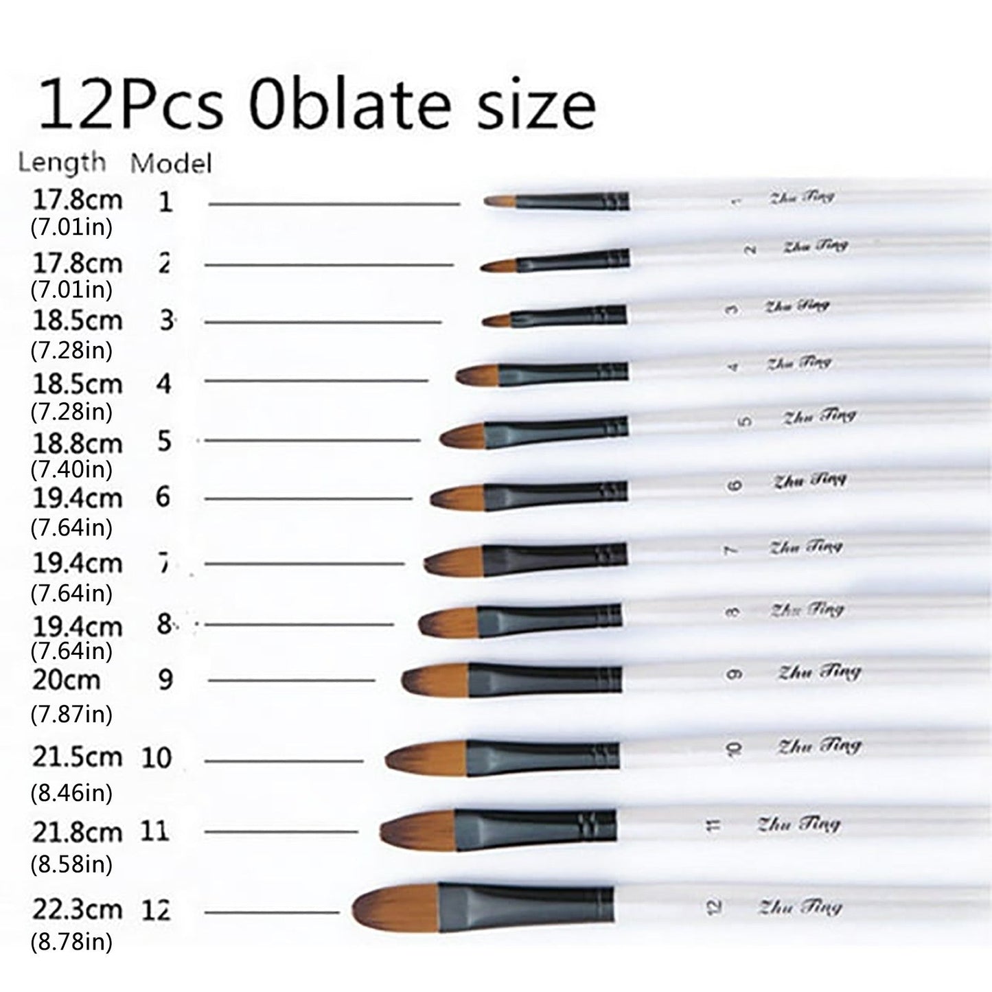 JWDX Pen ! 10Pcs Small Fine Tip Paintbrushes Micro Detail Paint Brush Set Triangular Grip Handles Art Brushes Perfect for Acrylic Watercolor Oil Craft Models Black Z3-White