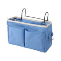 Jierger Bedside Caddy Hanging Bed Organizer Storage Bag Pocket for Bunk and Hospital Beds, College Dorm Rooms Baby Bed Rails, Camp 4 Pockets One Size Z-B 2PCS