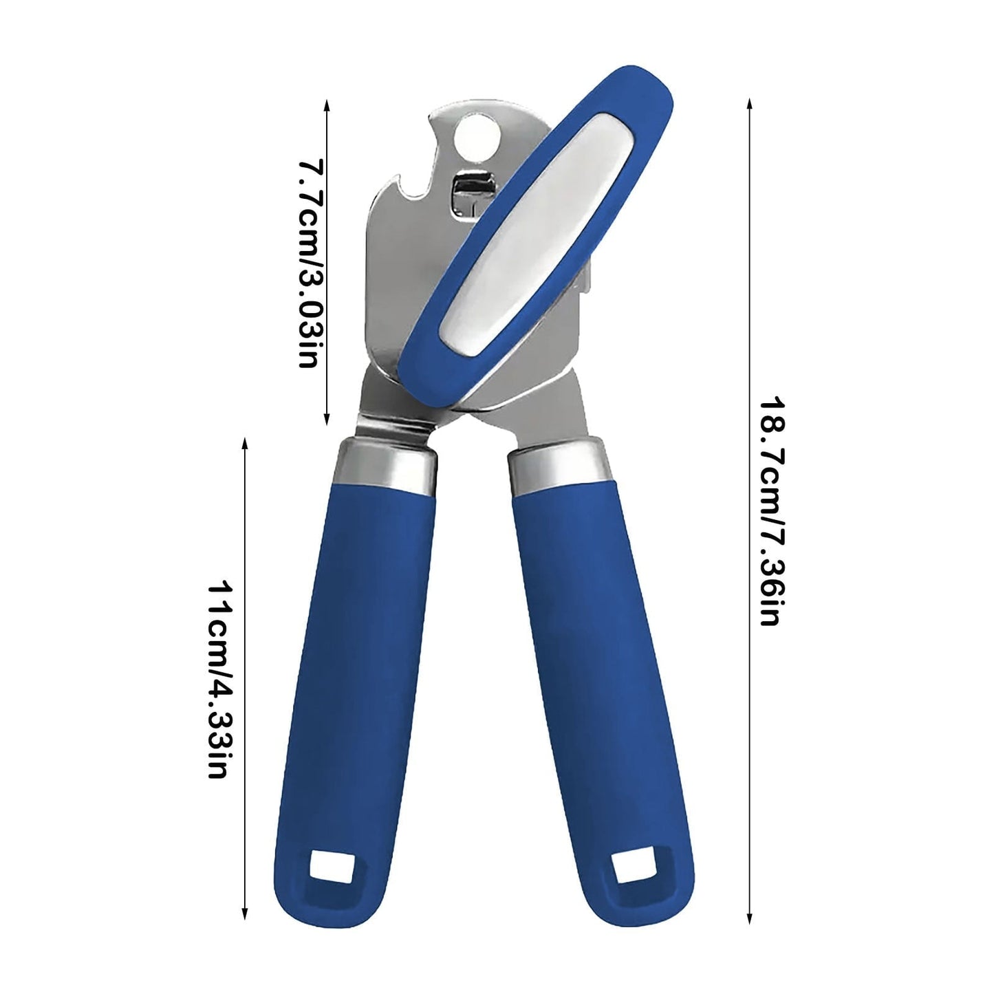 SHAOTELLME Stainless Steel Can Opener Manual Multifunctional Labor Saving Can Opener Kitchen Creative Can Opener Tool Easily Open Cans Of Various Sizes, 3PC pink