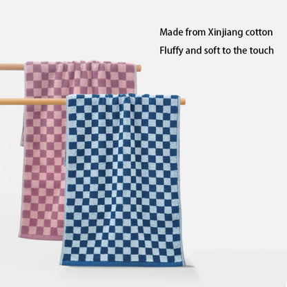 Checkered Bath Towels for Bathroom, Shower Towels 30" x 14", Super Soft and Quick Dry, Colorful Towel for Summer Beach Pool Green Orange