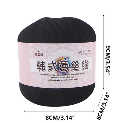 Under $1 Tyidzon Fashion Crochet Thread Cotton Knitting Yarn Thread Balls Knitting Thread Yarn for Crocheting F