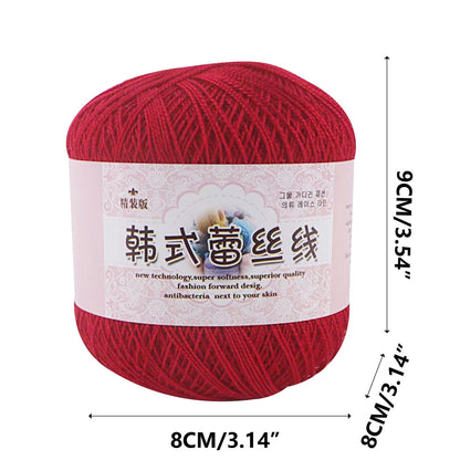 Under $1 Tyidzon Fashion Crochet Thread Cotton Knitting Yarn Thread Balls Knitting Thread Yarn for Crocheting H