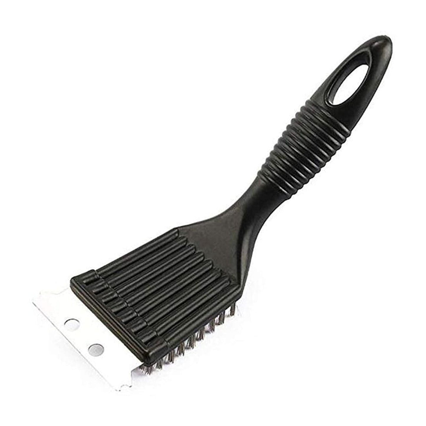 Tyidzon 2Pc Grill Brush and Scraper, 2-In-1 Stainless Steel Scraper, Grill Brush Extra Strong BBQ Cleaner Accessories Heavy Duty Barbecue Grill Cleaning Brush Cleaner 8 Inch Black#1