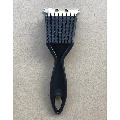 Tyidzon 2Pc Grill Brush and Scraper, 2-In-1 Stainless Steel Scraper, Grill Brush Extra Strong BBQ Cleaner Accessories Heavy Duty Barbecue Grill Cleaning Brush Cleaner 8 Inch Black#1