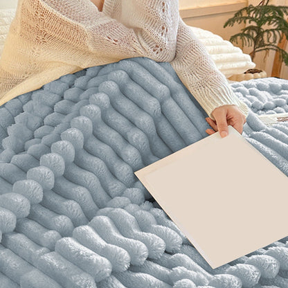 Djunllk Throw Blanket for Couch - Dark Gray Super Thick Double Layer Soft Blanket, Throw Blanket All Year Round Home Decor Fuzzy Warm Gifts for Women 27.5" x 39.3" AA00_Dark Gray