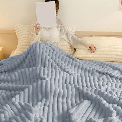 Djunllk Throw Blanket for Couch - Dark Gray Super Thick Double Layer Soft Blanket, Throw Blanket All Year Round Home Decor Fuzzy Warm Gifts for Women 27.5" x 39.3" AA00_Dark Gray