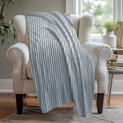 Djunllk Throw Blanket for Couch - Dark Gray Super Thick Double Layer Soft Blanket, Throw Blanket All Year Round Home Decor Fuzzy Warm Gifts for Women 27.5" x 39.3" AA00_Dark Gray