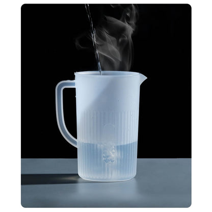 Tyidzon Juice Pitcher with Lids for Fridge, Water Jug for Teas, Juices & Iced Beverages - Fridge & Dishwasher Safe A