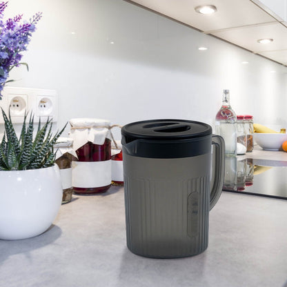 Tyidzon Juice Pitcher with Lids for Fridge, Water Jug for Teas, Juices & Iced Beverages - Fridge & Dishwasher Safe D