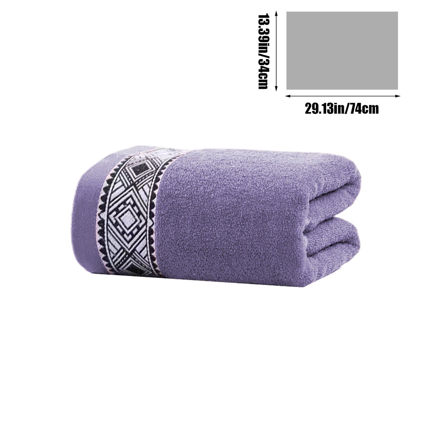 Dmlowu Luxury Bath Towels, Soft Highly Absorbent Quicker Dry Cotton Towels, Towels for Bathroom Gym, Shower, Hotel #23