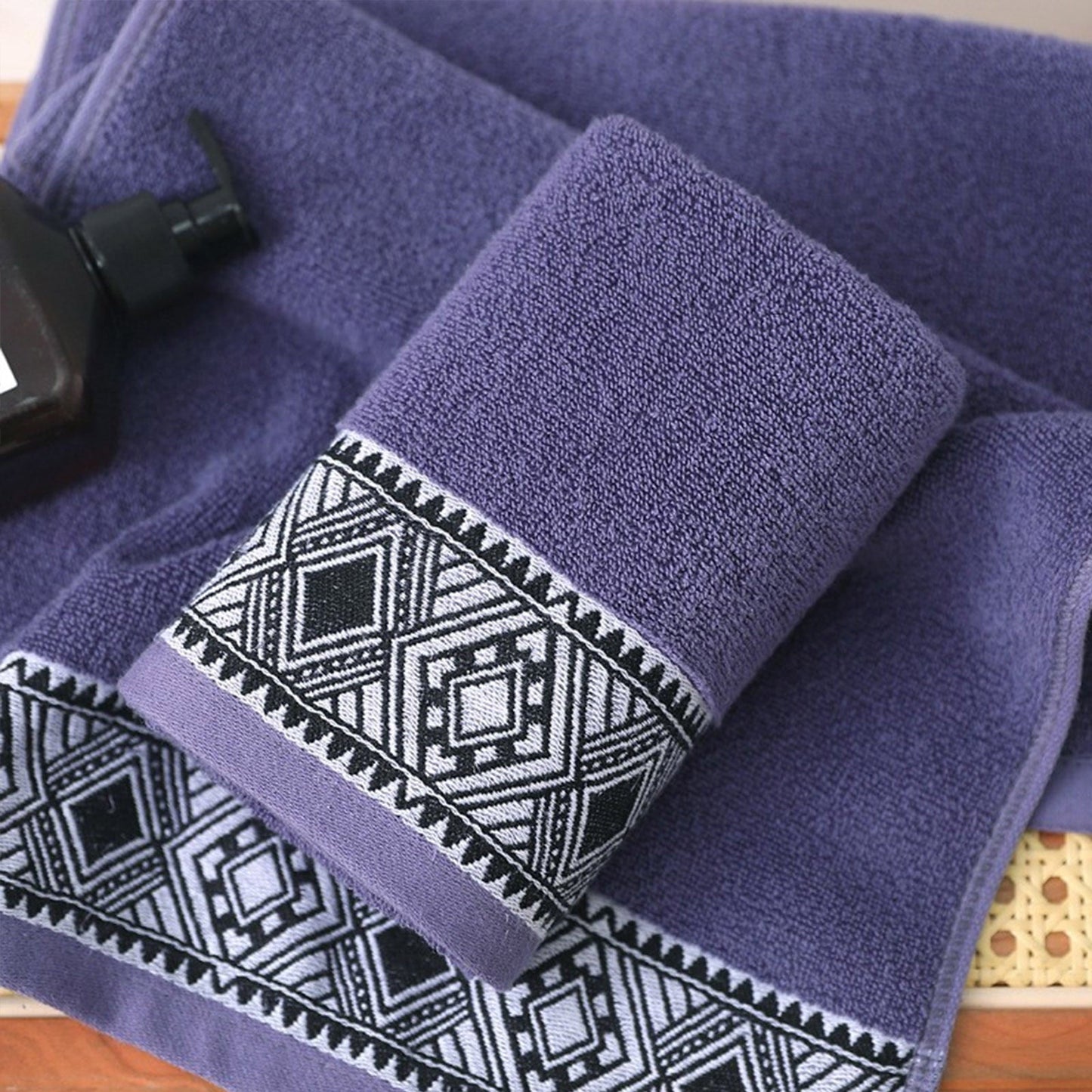 Dmlowu Luxury Bath Towels, Soft Highly Absorbent Quicker Dry Cotton Towels, Towels for Bathroom Gym, Shower, Hotel #23
