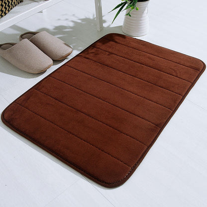 Tyidzon Soft Absorbent Bath Mat Non Slip Bathroom Rugs Quick Dry Washable Bathroom Rug for Home Bathroom Entrance Shower Floor 20 x 32 Inch Coffee