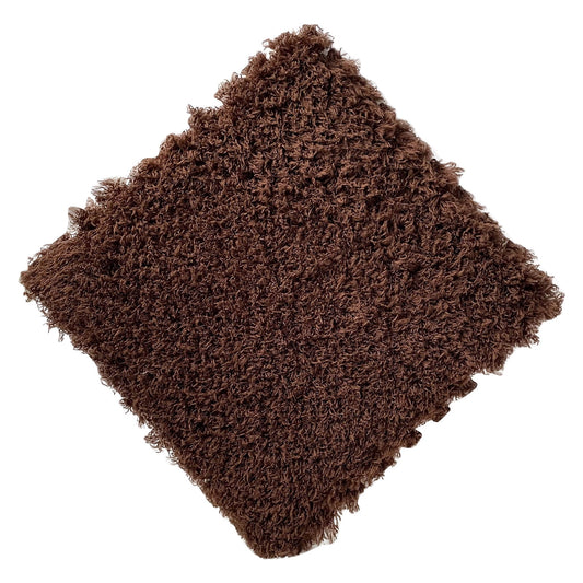 Tyidzon Puzzle Carpet Squares Soft Furry Play Mat Tiles for Home Playroom Decoration Cozy Climbing Area Rug for Kids Family Activity Spaces, Gray Brown