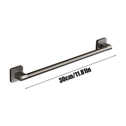 Tyidzon Hand Towel Bar 12" Stainless Steel Heavy Duty Towel Racks for Bathroom Wall Mounted, Home Decor Space-Saving Towel Rod Gray