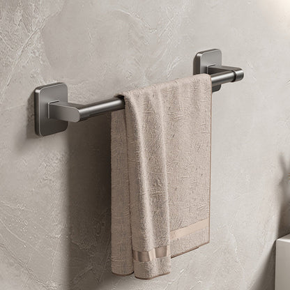 Tyidzon Hand Towel Bar 12" Stainless Steel Heavy Duty Towel Racks for Bathroom Wall Mounted, Home Decor Space-Saving Towel Rod Gray