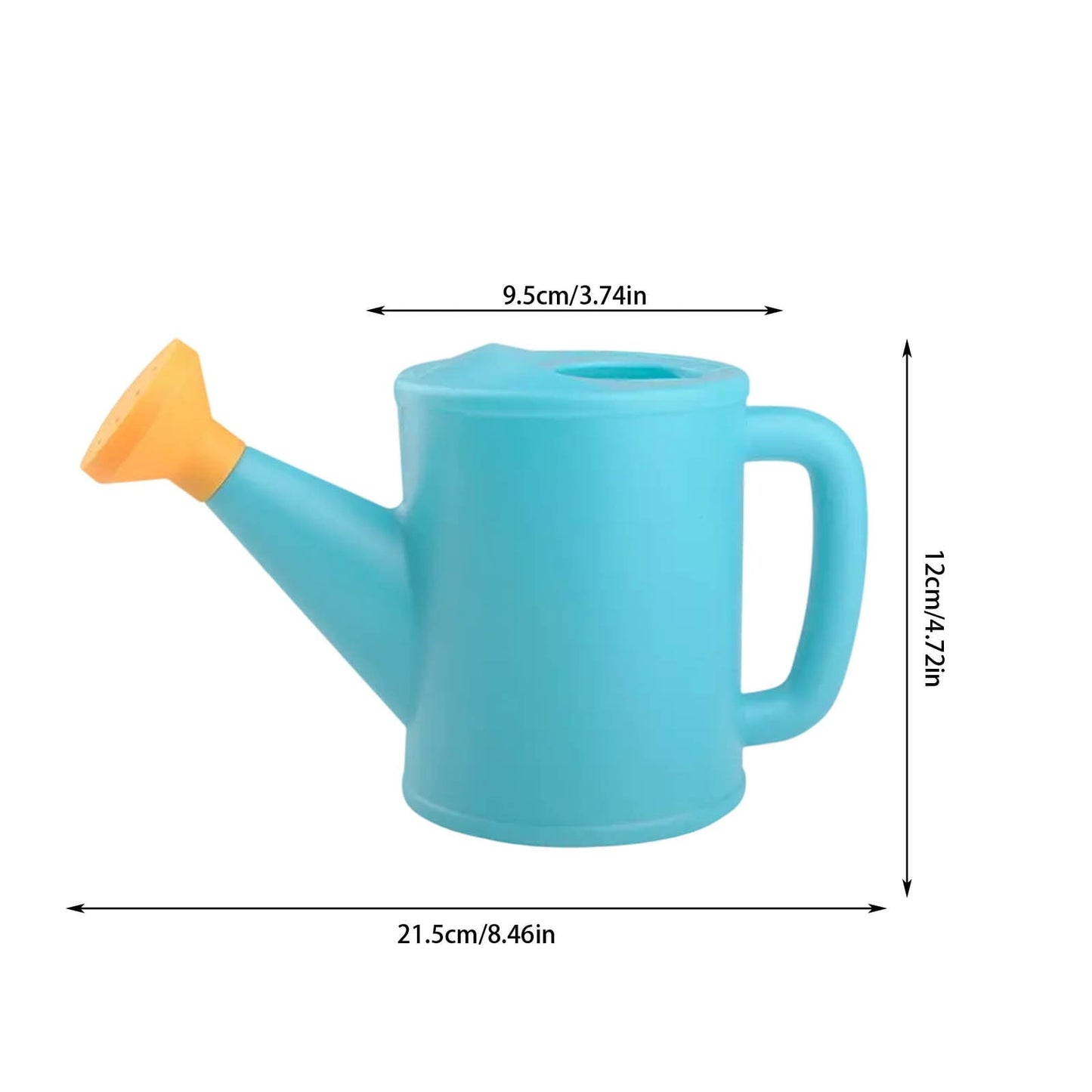 Dmlowu Watering Can 700ml Plastic Kids Watering Can Light-Weight Watering Can Indoor Plants for Artificial Plants Outdoor Garden Flowers Live Plants, Sturdy Gardening Watering Can for Kids Blue