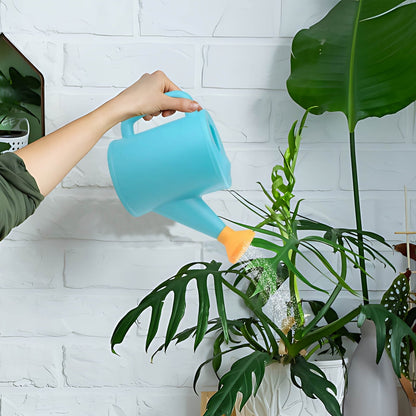 Dmlowu Watering Can 700ml Plastic Kids Watering Can Light-Weight Watering Can Indoor Plants for Artificial Plants Outdoor Garden Flowers Live Plants, Sturdy Gardening Watering Can for Kids Blue