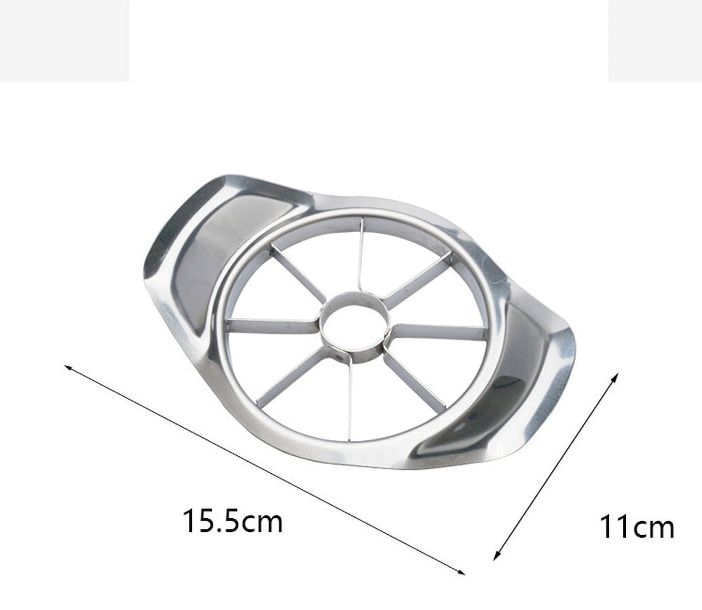 PALIFEUR Stainless Steel Apple Slicer Easy Cut Apple Corer 8-Slice Thin Apple Slicer and Corer Classic Apple Cutter Sturdy，Easy to Use,Time-Savi Silver