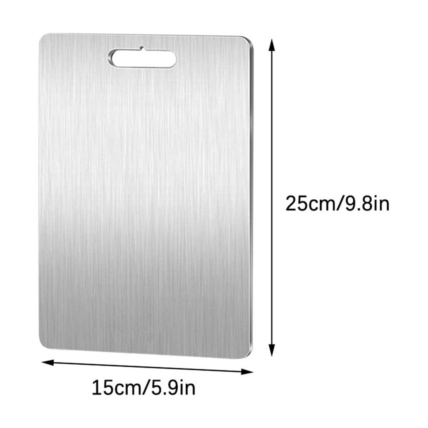 PALIFEUR Cutting Board Non Toxic Steel Cutting Boards for Kitchen, Different Sizes & Non Slip Handles, Servicealbe Non Stick Chopping Board A