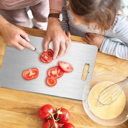 PALIFEUR Cutting Board Non Toxic Steel Cutting Boards for Kitchen, Different Sizes & Non Slip Handles, Servicealbe Non Stick Chopping Board A