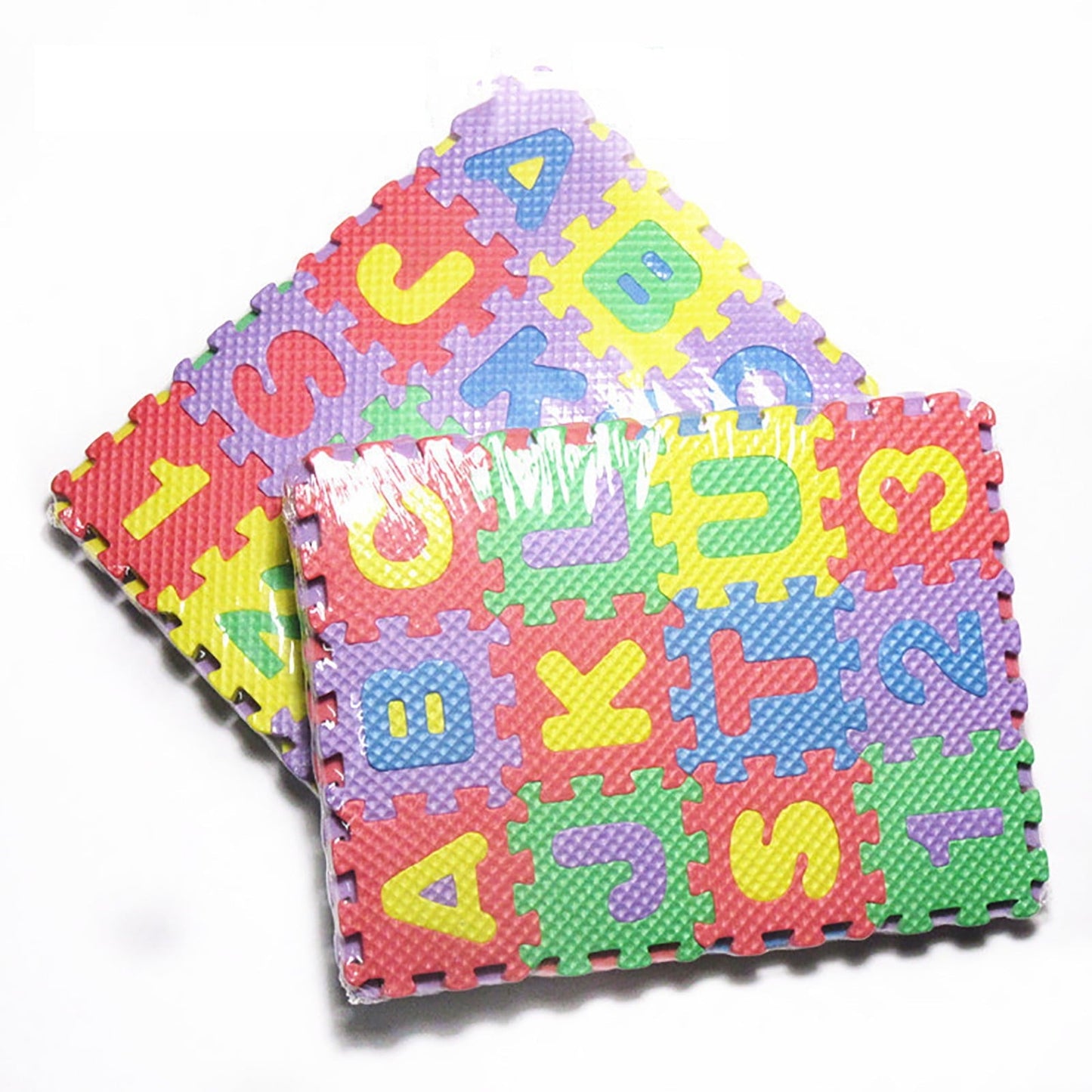 Clearance! PALIFEUR 36 PCS Kids Foam Play Mat, 12x12 Inch Number Alphabet Foam Puzzle Floor Mat,Soft Non-Slip Foam Tiles for Floor Kid Edges Play Mat Multicolor