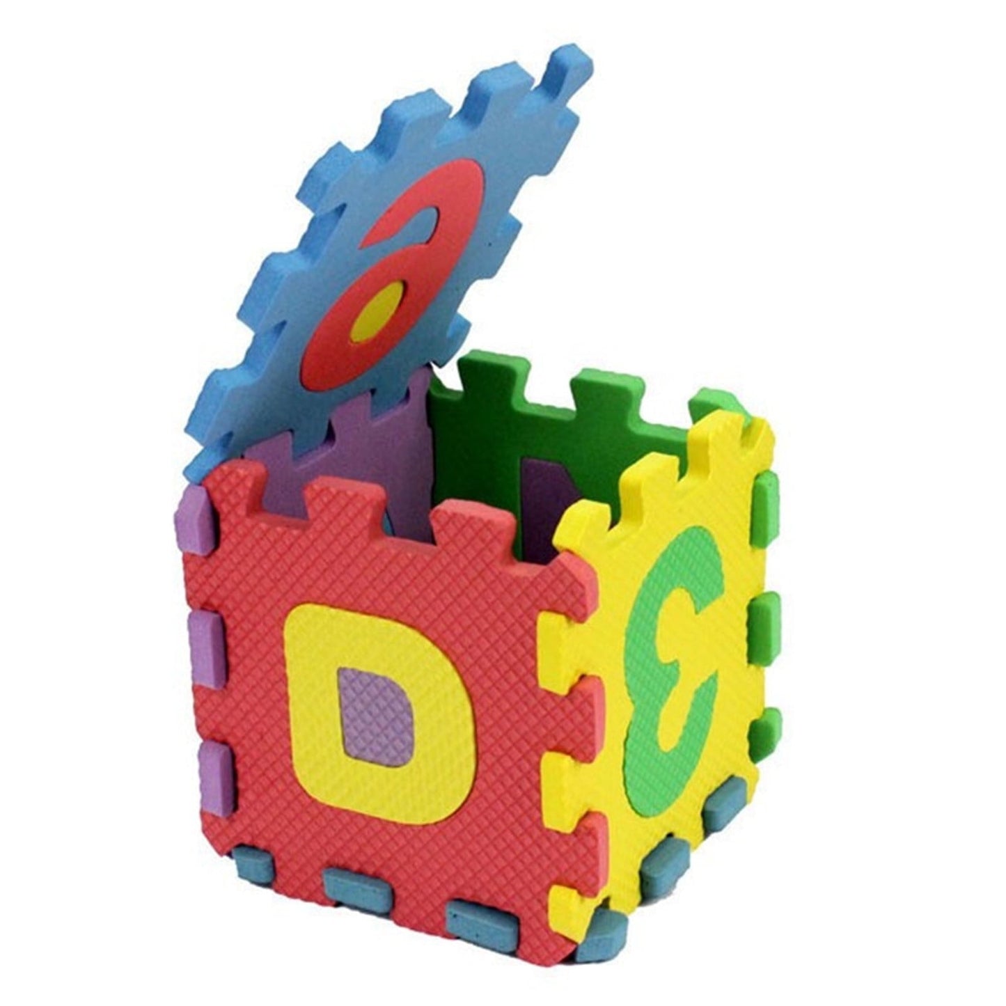 Clearance! PALIFEUR 36 PCS Kids Foam Play Mat, 12x12 Inch Number Alphabet Foam Puzzle Floor Mat,Soft Non-Slip Foam Tiles for Floor Kid Edges Play Mat Multicolor