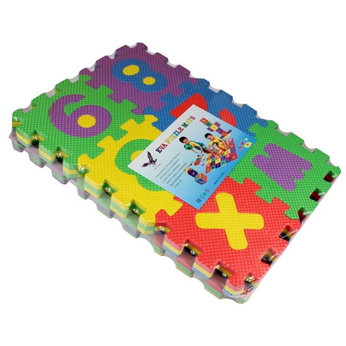 Clearance! PALIFEUR 36 PCS Kids Foam Play Mat, 12x12 Inch Number Alphabet Foam Puzzle Floor Mat,Soft Non-Slip Foam Tiles for Floor Kid Edges Play Mat Multicolor