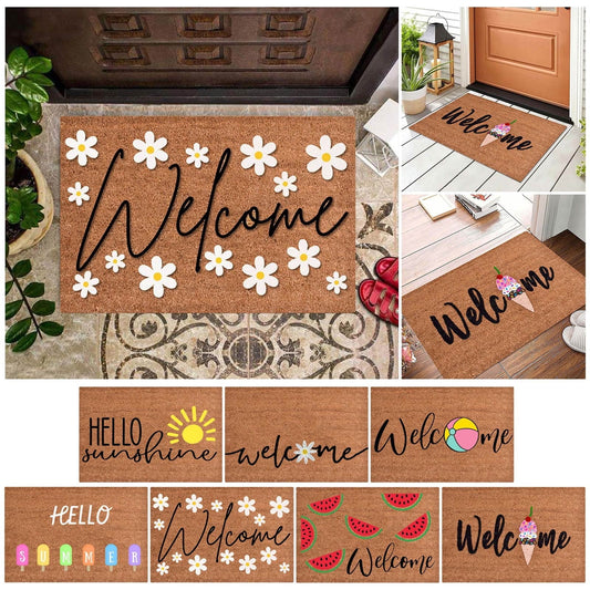 16x24 inch Doormats for Outdoor Entrance Home Waterproof Floor Mat Outdoor Rug Front Door Spring Mat Floor Decor Outdoor Summer Decor Spring Rugs Mat for Front Door Outside Outdoor Porch Mat Doormat11