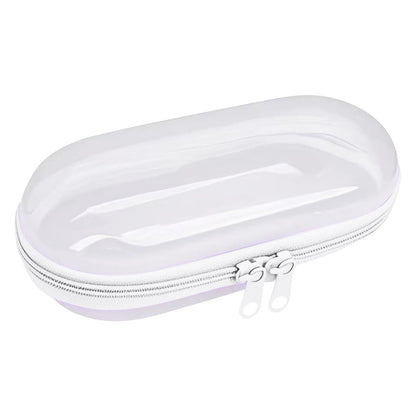 Tyidzon Pencil Pouch, Pencil Bags with Zipper, Pencil Case Pouch Storage Pens, Markers, Crayons Supplies White