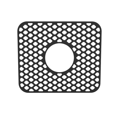 PALIFEUR Sink Protectors for Kitchen Sink, Silicone Kitchen Sink Mat, 13.6" x 15.6" Sink Mat Protects Sink from Stains, Damage, Scratches, Dishwasher Safe Sink Grids, Sink Mat, for Kitchen Black