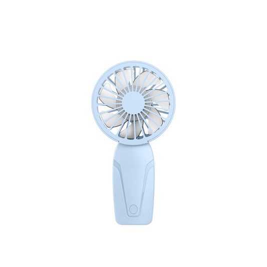PALIFEUR Mini Handheld Fan, Cute Lightweight Portable Fan, USB Charging Mini Fan for Girl & Women Summer Gift, 3 Speed Small Hand Fan for Travel School Home Beach, 5.9x2.95 Inch Blue