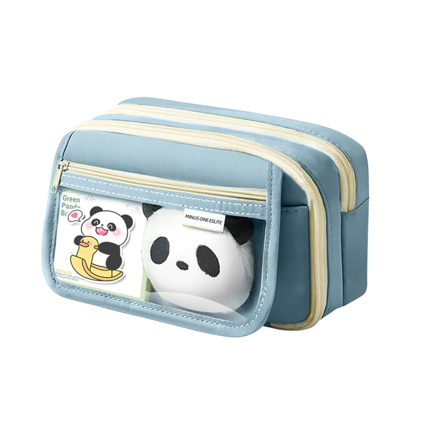 PALIFEUR Pencil Case Large Capacity Pencil Pouch, Multi-layer Aesthetic Pen Bag, Sturdy Multifunctional Pencil Bag, Pencil Box, Sky Blue Z-1-Blue