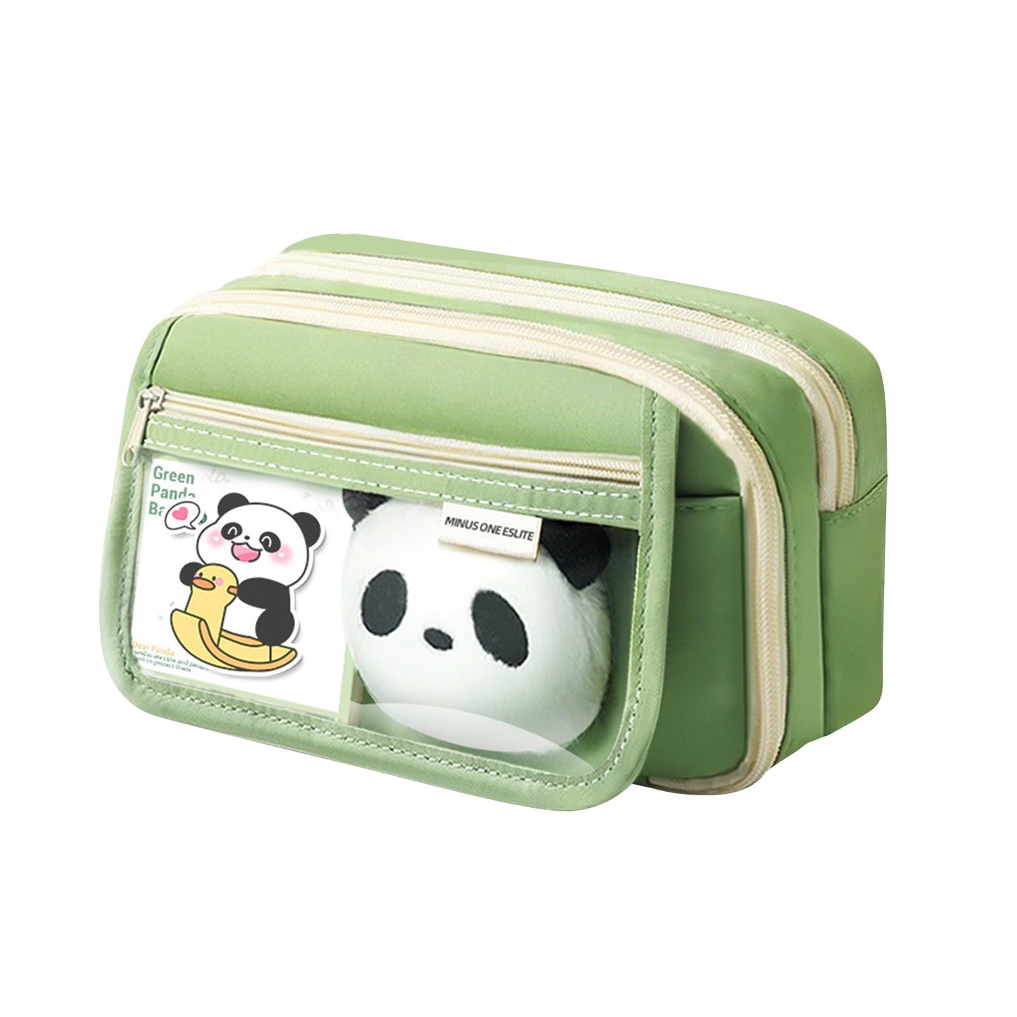 PALIFEUR Pencil Case Large Capacity Pencil Pouch, Multi-layer Aesthetic Pen Bag, Sturdy Multifunctional Pencil Bag, Pencil Box, Sky Blue Z-1-Green