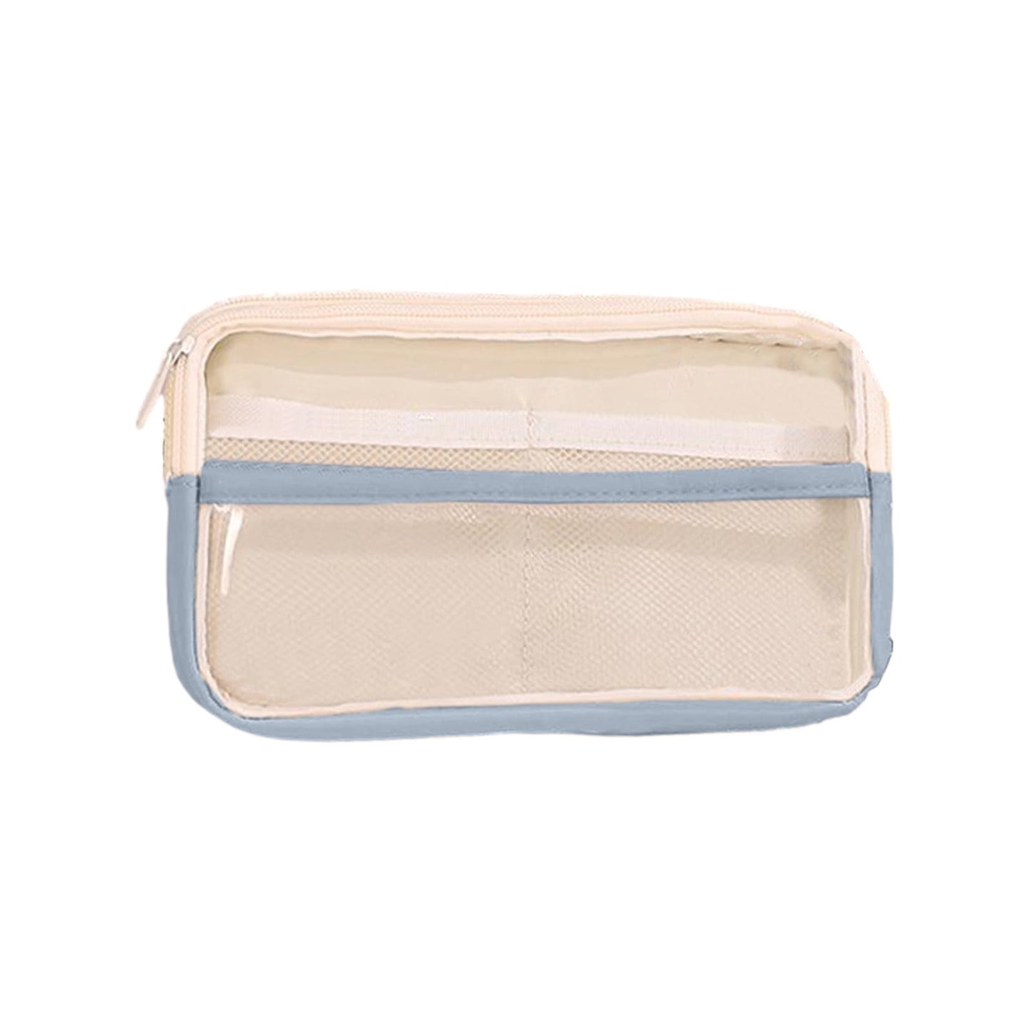 PALIFEUR Pencil Case Large Capacity Pencil Pouch, Multi-layer Aesthetic Pen Bag, Sturdy Multifunctional Pencil Bag, Pencil Box, Sky Blue Z-4-Blue