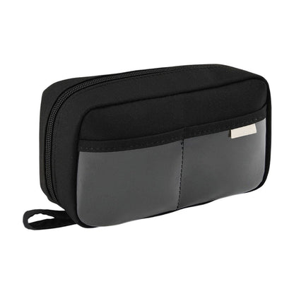 PALIFEUR Pencil Case Large Capacity Pencil Pouch, Multi-layer Aesthetic Pen Bag, Sturdy Multifunctional Pencil Bag, Pencil Box, Sky Blue Z-5-Black