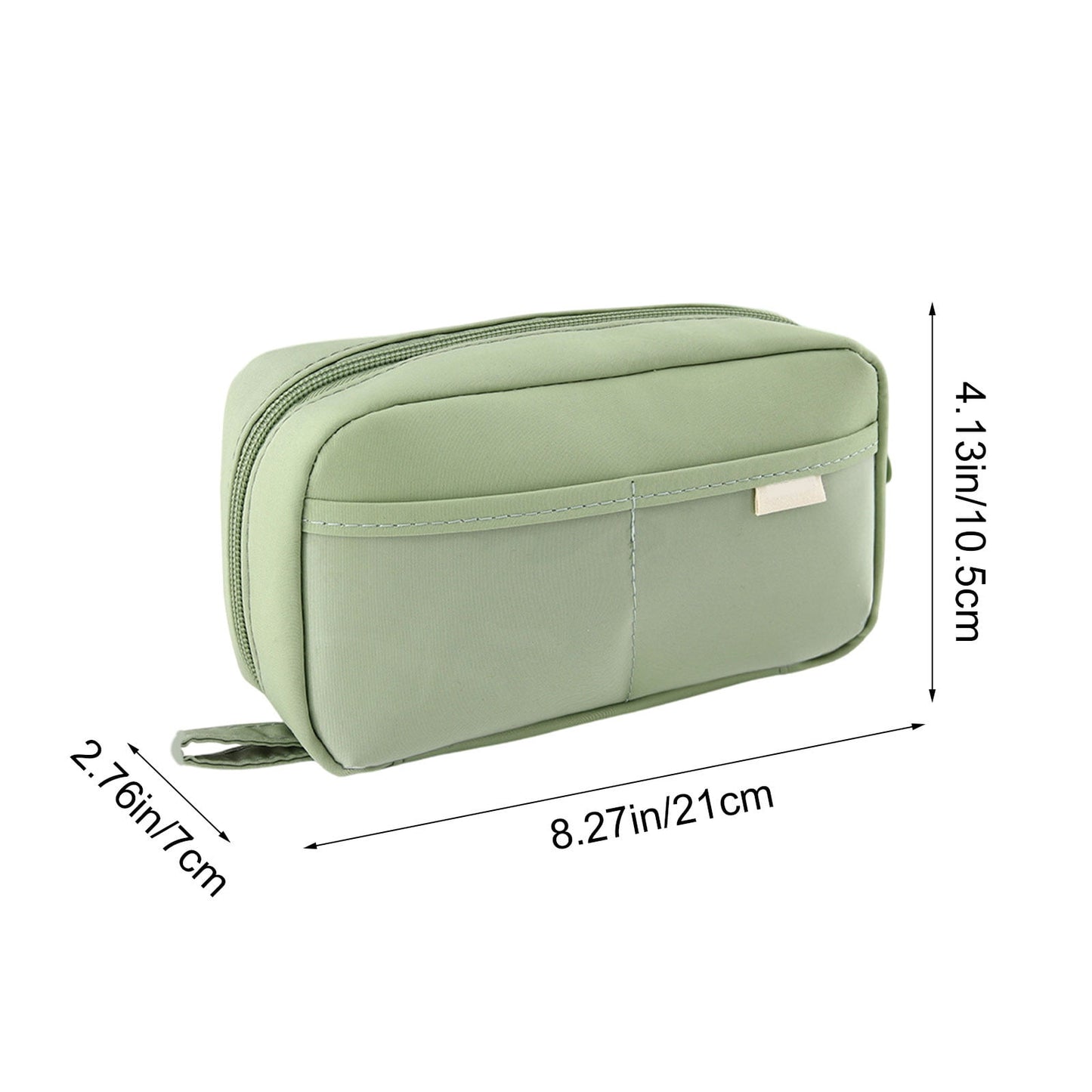 PALIFEUR Pencil Case Large Capacity Pencil Pouch, Multi-layer Aesthetic Pen Bag, Sturdy Multifunctional Pencil Bag, Pencil Box, Sky Blue Z-5-Green